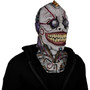 Futuristic Smile Motorcyclist Glasses 30055 Full Head Cosplay Costume Latex Mask Adult One Size