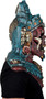 Mictlantecutli 30083 Aztec God Full Head Cosplay Costume Latex Mask Adult One Size