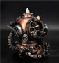 Diver Kraken Skull 14335 Backflow Incense Burner 6" H Cold Cast Bronze Resin