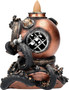 Diver Kraken Skull 14335 Backflow Incense Burner 6" H Cold Cast Bronze Resin