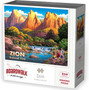 Zion National Park 90589 Utah 210 Piece Personal Mini Jigsaw Puzzle 9 x 11" Dowdle Boardwalk