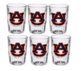 University of Auburn Tigers 110102 Fluted Double Shot Glass 3 oz Set of 6