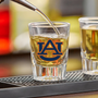 University of Auburn Tigers 110102 Fluted Double Shot Glass 3 oz Set of 6