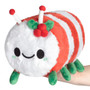 Candy Cane Caterpillar  7" Mini Stuffed Animal Toy Plush by Squishable