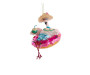 Flamingo TD1716 Beach Pool Float Ornament Blown Glass Kurt Adler 4"LPorcelain Pink