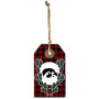 Iowa University Hawkeyes 2728 Gift Tag Ornament Wood 2 x 3.5"