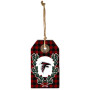 Atlanta Falcons NFL 2728 Gift Tag Ornament Wood  2 x 3.5"
