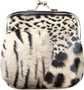 Animal Print 221175 Distictively on the Prowl 5 x 4" Coin Purse Black White
