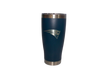 New England Patriots NFL 20 oz Etched Logo Stainless Steel Hot Cold Tumbler Blue
