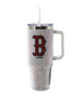 Boston Red Sox MLB Bling Colossal 40 oz Rhinestone Handle Tumbler White