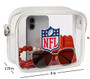 Copy of NFL 3D Beveled Logo Clear Lanyard Strap Purse Bag