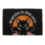 Winged Cat 21426 Welcome to Purr-adise 15.75 x 23" Coir Door Mat Rug