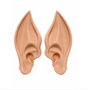 Forest Elf Latex Ears  Flesh Color Prosthetic Halloween Realistic