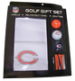 Chicago Bears NFL Regulation Size Golf Balls Tees White Microfiber Towel Set