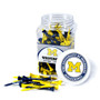 Michigan Wolverines NCAA 175 pc Tee Jar by Team Golf 2-3/4 inch Regulation Tees