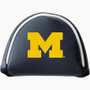 Michigan Wolverines NCAA Logo Mallet Putter Golf Club Headcover Blue