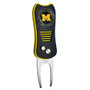 Michigan Wolverines NCAA Switchfix Divot Tool w/ Marker Logo Golf Ball Gift Tin