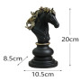 Horse Head 80189 Ceramic Bust Chess Knight Statue " H