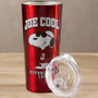 Snoopy 18787Joe Cool Stainless Steel Tumber Travel Lidded Cup 22 oz 6" H Red