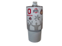 Ohio State Buckeyes NCAA Native Stainless Steel 24 oz Tumbler White