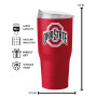 Seattle Kraken 30 oz Flipside Powder Coat Tumbler Stainless Steel