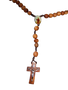 St. Francis & St. Anthony Olive Wood Rosary Italy
