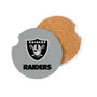 Raiders Oakland Las Vegas Ceramic Car Coaster Set 2 Pack