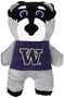 Washington Huskies Mascot Plush Harry Husky Pillow Pancake Plush by FOCO 12"
