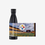 Pittsburgh Steelers Primetime Metal 18 oz Bottle Stadium Wrap Heiz Field