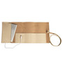 Gold 2921 Travel Power Bank Holder Device Case Leather