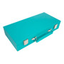 Mini Travel Mahjong Set 3941 Teal Case 12 L x 5.625 W x 2.25" H