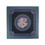 Dragon Mahjong Neoprene Durable 2 mm Thick Mat Black 31 x 31"