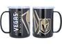 Las Vegas Golden Knights NHL 15 oz. Hype Ultra Lidded Coffee Mug Tea Cup Stainless Steel