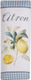 Citron 23131 Ceramic Lemon Rectangular Serving Platter 16 x 6"
