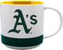 Oakland A's Athletics MLB 521-C18TTM Two Tone Ceramic Coffee Mug Tea Cup 16 oz