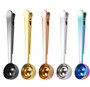 Strong as Expresso D4428 Coffee Protein Scoop & Clip Stainless Steel 6.75" L
