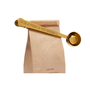 Strong as Expresso D4428 Coffee Protein Scoop & Clip Stainless Steel 6.75" L