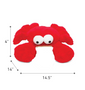 Crab 14.5" L Playtime Zoo Plush Stuffed Animal Toy Red
