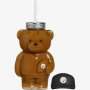Pittsburgh Steelers NFL 3D Shaped Bear Tumbler 20 oz Glass 7.5" H
