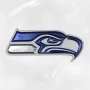Seattle Seahawks NFL 3D Beveled Logo Clear Lanyard Strap Purse Bag