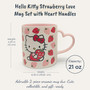 HELLO KITTY STRAWBERRY 21OZ MUG SET OF 2
