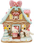 Hello Kitty Kuromi Cinnamoroll Gingerbread Ceramic Candle House 6" H