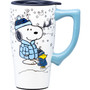Snoopy Woodstock Puffer Jacket Coat Travel Mug Peanuts