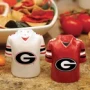 Georgia Bulldogs Football Jersey Ceramic Salt and Pepper Shaker Set