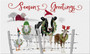 Animal Holiday Greeters 29 x 17 Entryway Rug Floor Mat USA Rubber Backing by Highland Home