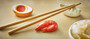 Chopstick Rest Ramen Food Set of 3 Ebi Shrimp Tamago Egg Gyoza Dumpling 2.2" L Ceramic