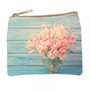 Roses Bouquet 557112 Cotton Canvas Coin Purse 3.5 x 4"