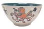 Octopus 79542 Finn & Fish Ceramic 6" D Serving Bowl 24 oz Blue Sky