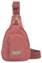 Unisex Sling Backpack Bag B415 Canvas 6 x 10" Eurosport Zipper Closures