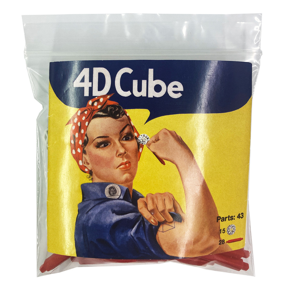 4D Cube - Zometool